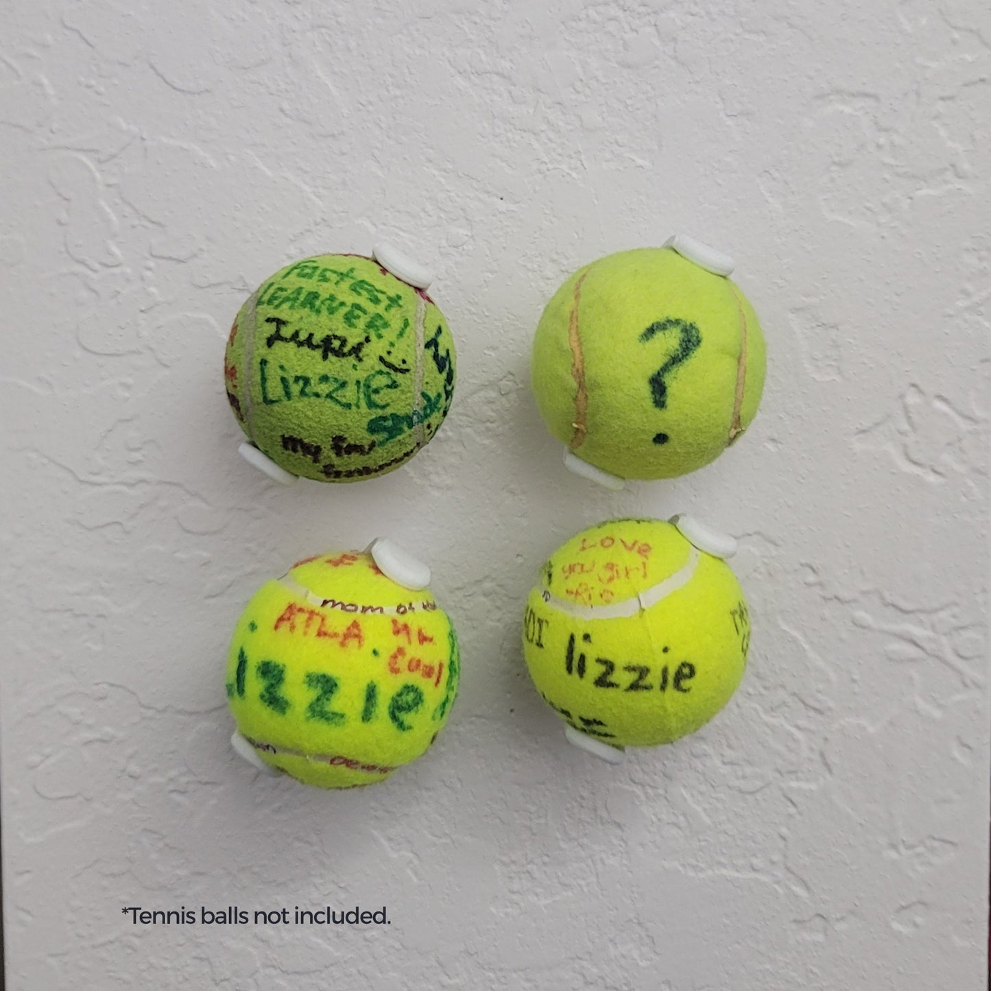 WALL MOUNT for Tennis Ball Display - Set of 2 (3D PRINTED)