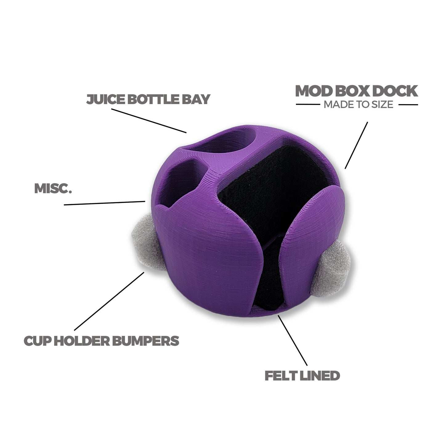 VAPE STAND - Cup Holder Stand / Puck | MOD Box Vape Device (3D PRINTED)