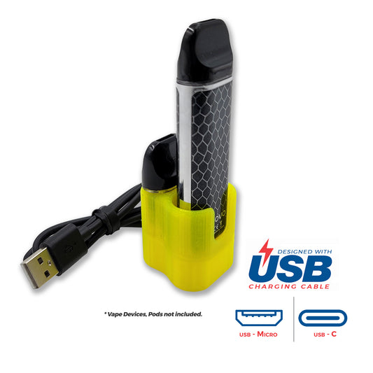 VAPE STAND - USB Powered & Leak Proof | Micro USB or USB C  (3D PRINTED)